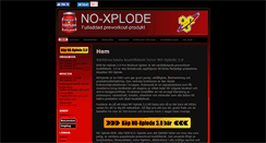 Desktop Screenshot of noxplode.se
