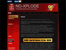 Tablet Screenshot of noxplode.se